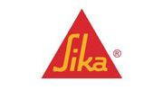 A red triangle with the word sika written in yellow.