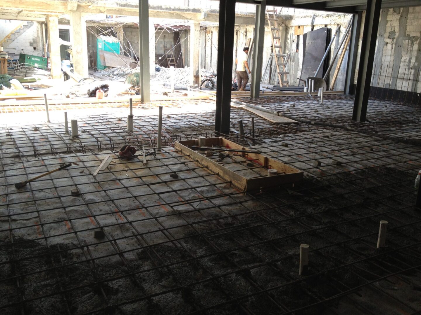 Closeup shot of the Structural slab on the display